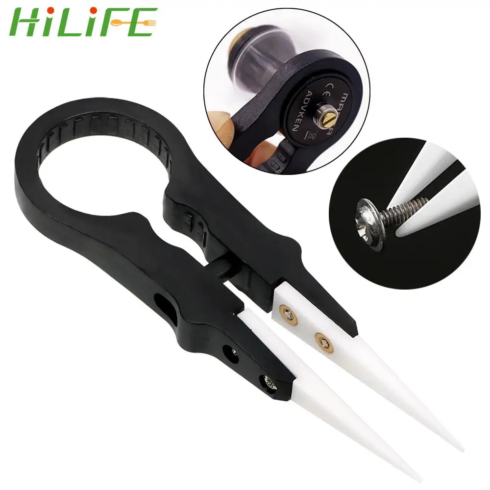 HILIFE Ceramic Insulation Tweezers Multifunctional High Temperature Resistance Forceps
HILIFE Ceramic Insulation Tweezers Multifunctional High Temperature Resistance Forceps