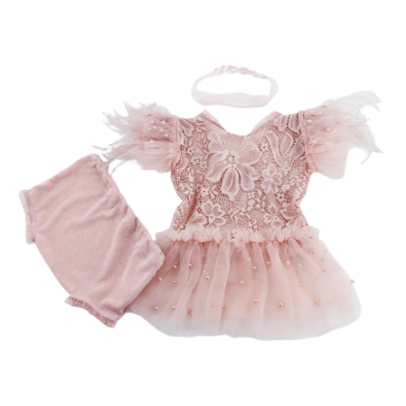 3Pcs Newborn Baby Photography Props Feather Lace Skirt Short Pant Headbands DIY Photo Props for Infant Toddlers 0-3 Months
3Pcs Newborn Baby Photography Props Feather Lace Skirt Short Pant Headbands DIY Photo Props for Infant Toddlers 0-3 Months