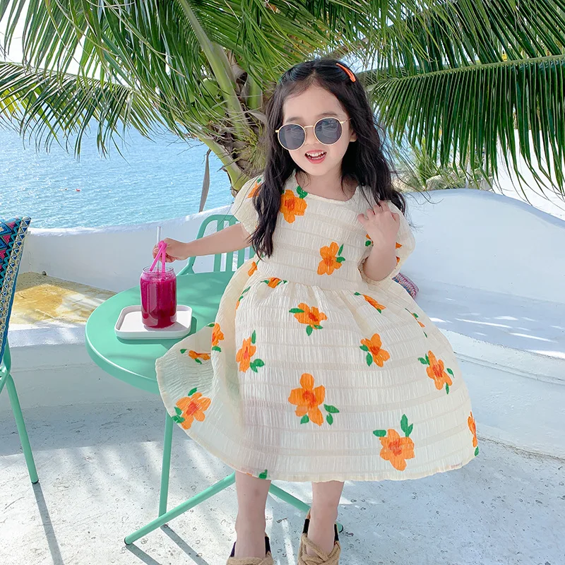 2022 New summer dress for girls floral print cotton princess dresses puff sleeve casual kids clothes
2022 New summer dress for girls floral print cotton princess dresses puff sleeve casual kids clothes
