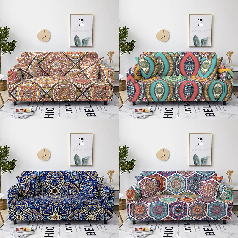 Mandala Theme Home Elastic Sofa Cover All-inclusive Dustproof Simple Sofa Covers for Living Room Cushion Cover Couch Cover
Mandala Theme Home Elastic Sofa Cover All-inclusive Dustproof Simple Sofa Covers for Living Room Cushion Cover Couch Cover