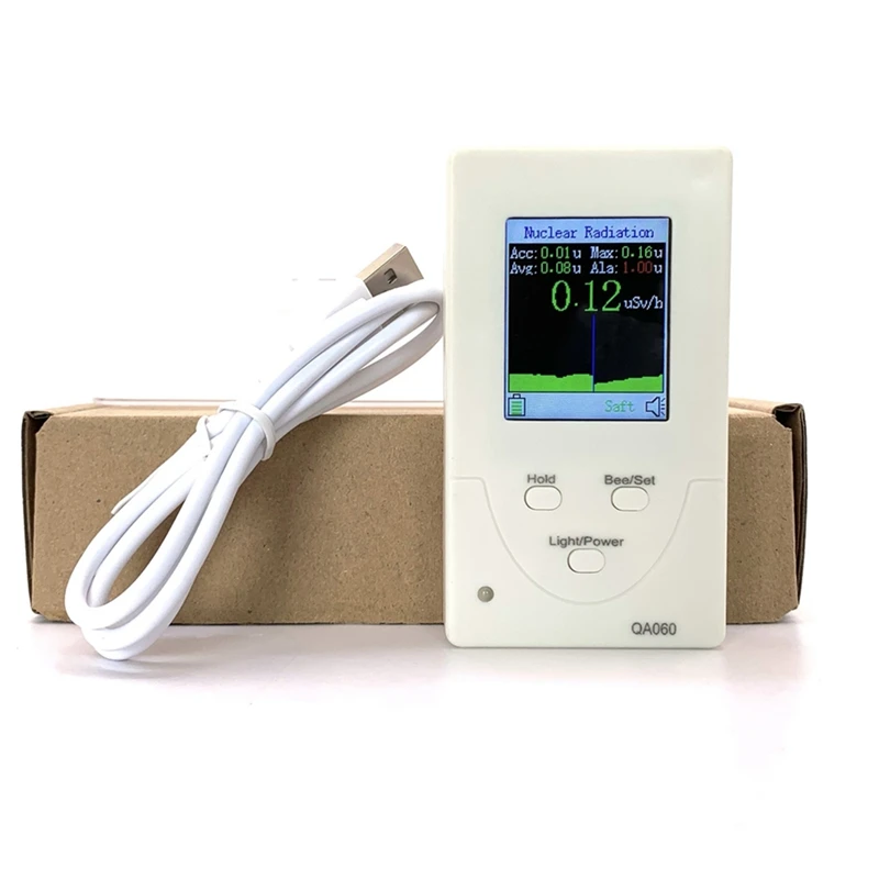 Handheld Radiation Tester Nuclear Radiation Detector Personal Dosimeter LCD Radioactive Tester 
Handheld Radiation Tester Nuclear Radiation Detector Personal Dosimeter LCD Radioactive Tester