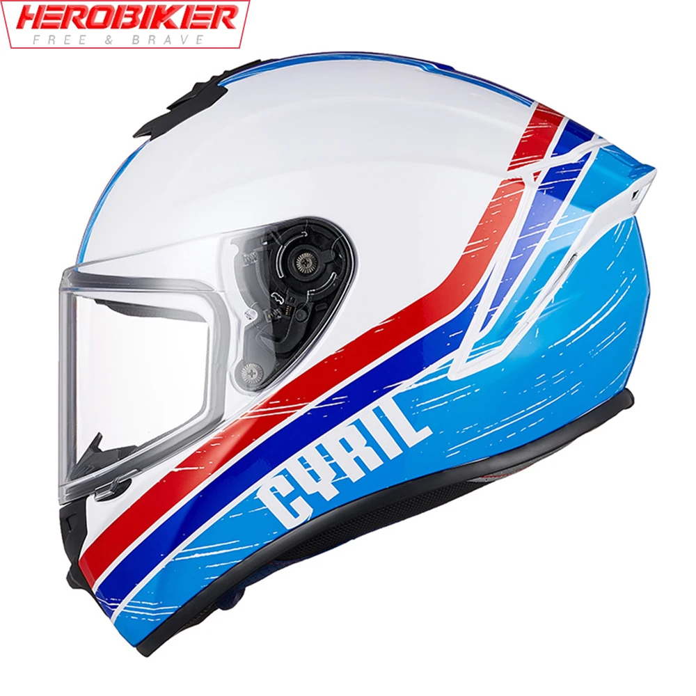 Motorcycle Helmet Full Face Helmet For Men and Women Anti-collision 4 Seasons Scooter Anti-fog Locomotive Equipment
Motorcycle Helmet Full Face Helmet For Men and Women Anti-collision 4 Seasons Scooter Anti-fog Locomotive Equipment