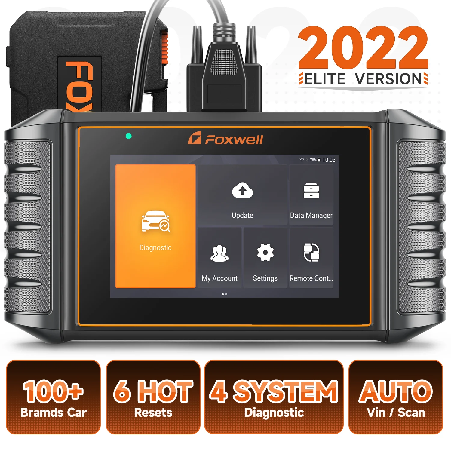 Автомобильный сканер Foxwell NT716 OBD2 считыватель кодов 4 система диагностики EPB TPMS SAS TPS сброс масла автомобильный диагностический инструмент Бес...
Автомобильный сканер Foxwell NT716 OBD2 считыватель кодов 4 система диагностики EPB TPMS SAS TPS сброс масла автомобильный диагностический инструмент Бес...