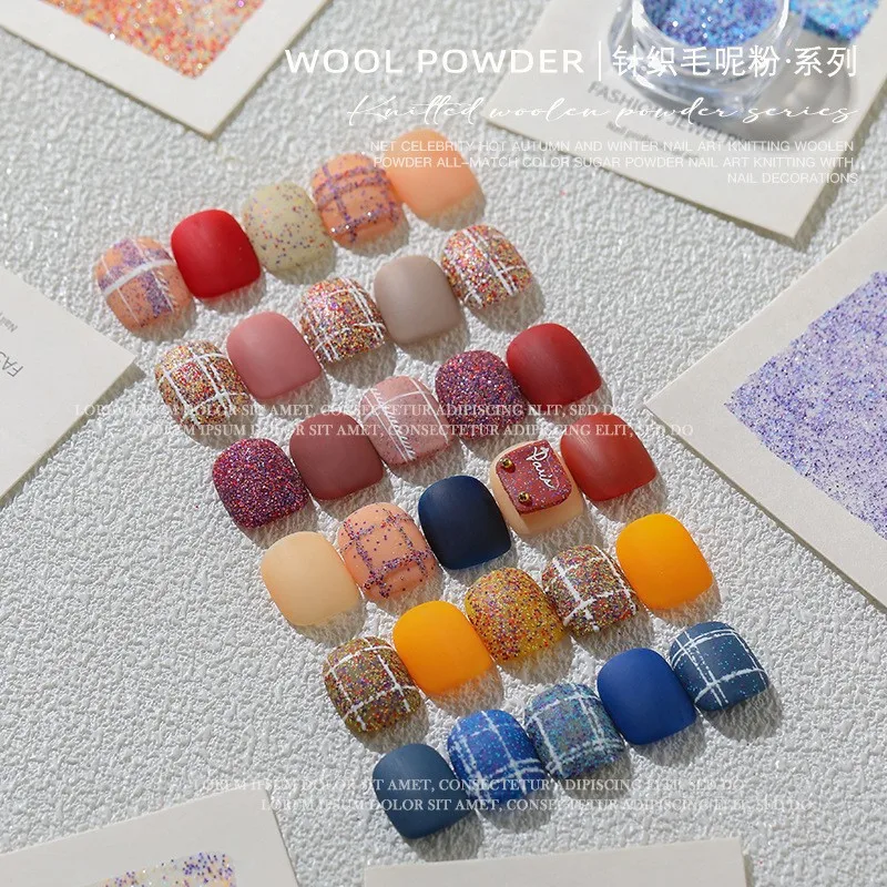 Nail Art Knit Sweater Glitter Nail Art Sequin Holographic Glitter Sugar Powder DIY Gel Nail Art Supplies Professional
Nail Art Knit Sweater Glitter Nail Art Sequin Holographic Glitter Sugar Powder DIY Gel Nail Art Supplies Professional
