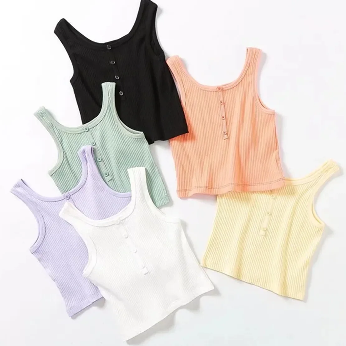 Maxdutti Ins Fashion Blogger Vintage Solid Colorful Sexy Short Tank Tshirt Tops Rib Knitted Summer Tshirts Women Camisole
Maxdutti Ins Fashion Blogger Vintage Solid Colorful Sexy Short Tank Tshirt Tops Rib Knitted Summer Tshirts Women Camisole