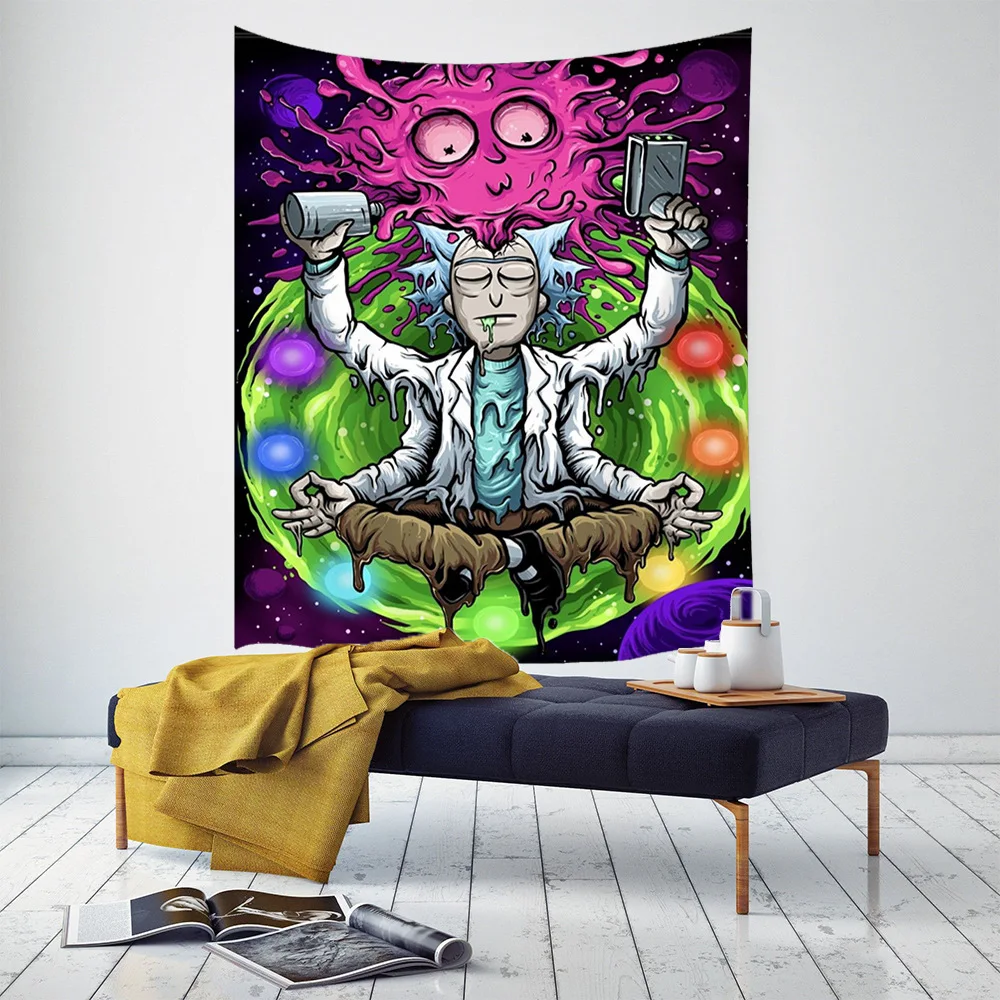 Psychedelic Meditator Tapestry Wall Hanging Cartoon Witchcraft Bohemian Style Tapestry Mandala Kawaii Room Home Decor Tapestry
Psychedelic Meditator Tapestry Wall Hanging Cartoon Witchcraft Bohemian Style Tapestry Mandala Kawaii Room Home Decor Tapestry