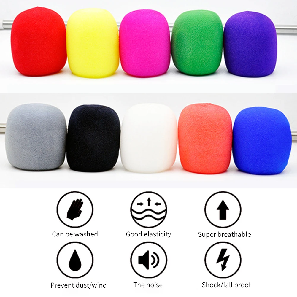 10Pcs Wind Shield Foam Microphone Accessories Foam Mic Sponge Ball Shape Cover Windscreen Protective Shield
10Pcs Wind Shield Foam Microphone Accessories Foam Mic Sponge Ball Shape Cover Windscreen Protective Shield