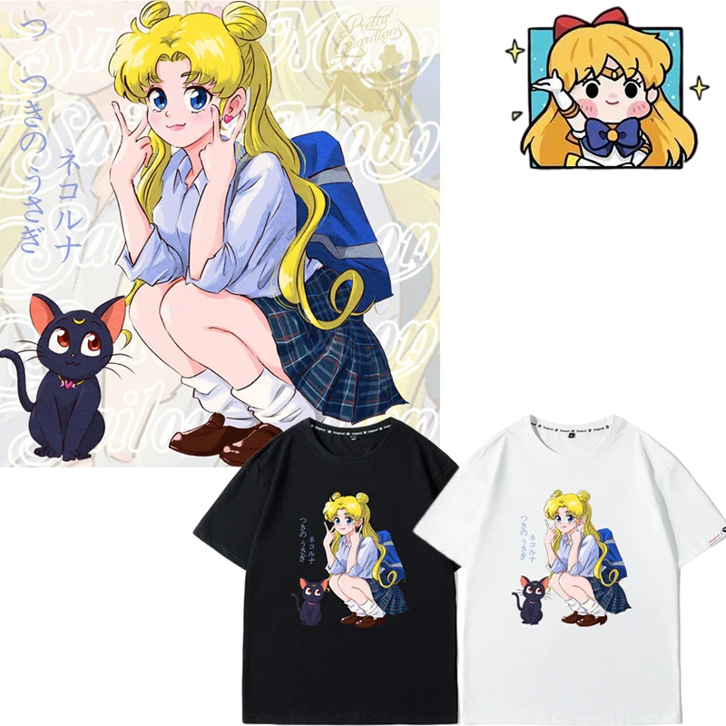 Sailor Moon T-Shirt Joint Clothes Anime Cartoon Printed Moon Half Sleeve Two-Dimensional Couple Short Sleeve Boys Girls Gift
Sailor Moon T-Shirt Joint Clothes Anime Cartoon Printed Moon Half Sleeve Two-Dimensional Couple Short Sleeve Boys Girls Gift