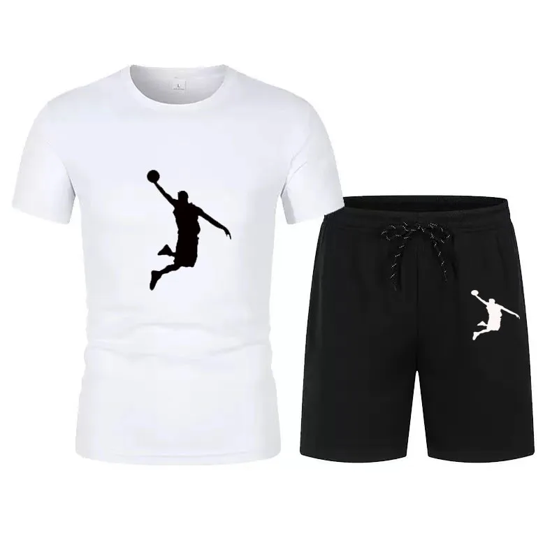 Summer T-shirt+shorts 2 piece men's quick drying Sportswear suit comfortable Sportswear men's casual T-shirt
Summer T-shirt+shorts 2 piece men's quick drying Sportswear suit comfortable Sportswear men's casual T-shirt