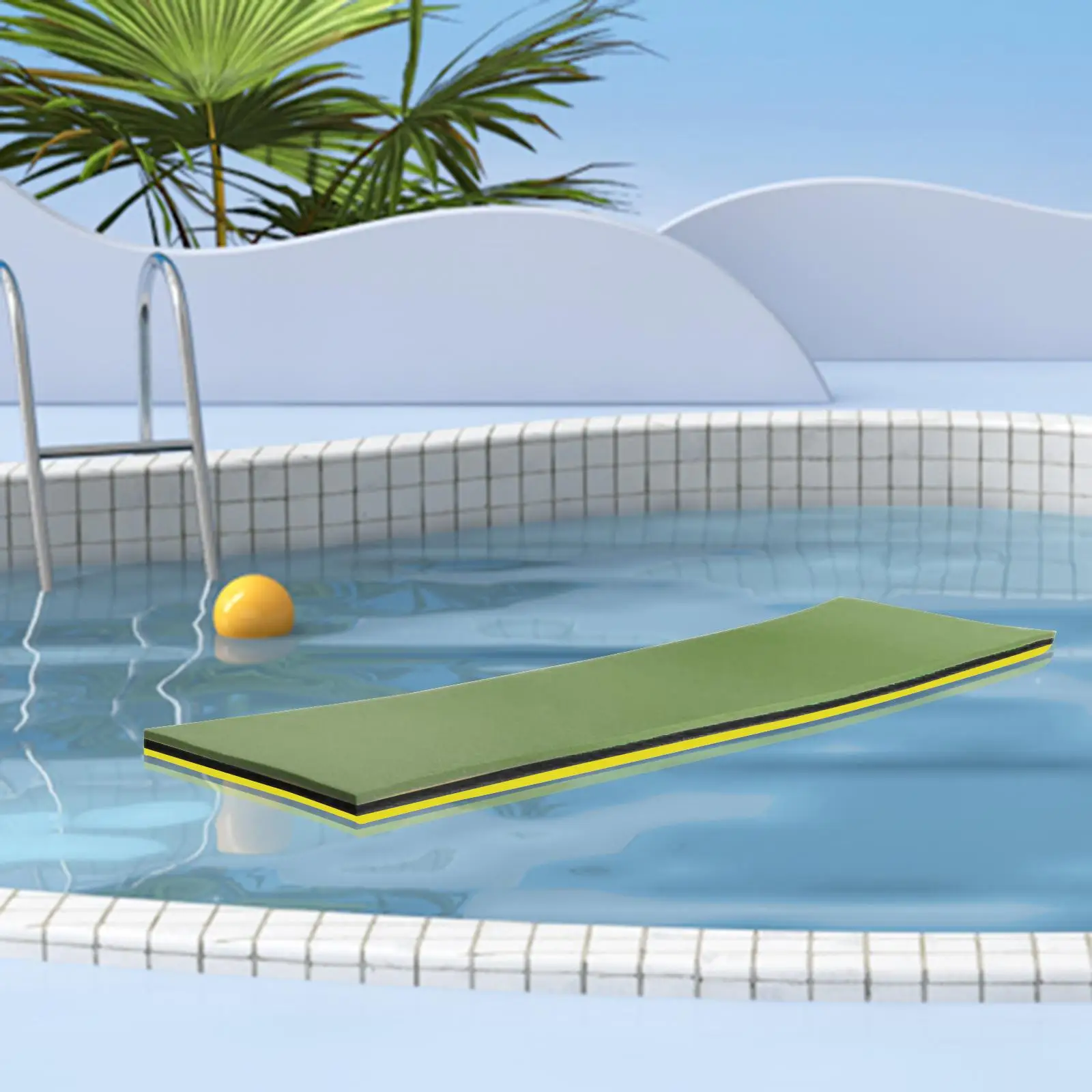Pool Floating Water Mat Water Raft 110x40x3.2cm Tear Resistant Durable for Water Games, Vacation and Sunbathing Water Bed
Pool Floating Water Mat Water Raft 110x40x3.2cm Tear Resistant Durable for Water Games, Vacation and Sunbathing Water Bed