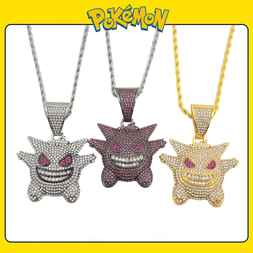Pokemon Anime Gengar Figures Luxury Necklace Pendant Hip-hop Jewelry Boy Girls Necklace Accessories Kid Gifts Toy 
Pokemon Anime Gengar Figures Luxury Necklace Pendant Hip-hop Jewelry Boy Girls Necklace Accessories Kid Gifts Toy
