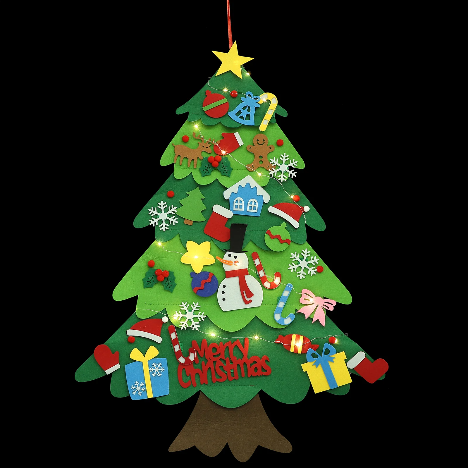 Felt Christmas Tree Wall Kids Hanging Decor Xmas Light Decorations Toddler Childrens
Felt Christmas Tree Wall Kids Hanging Decor Xmas Light Decorations Toddler Childrens