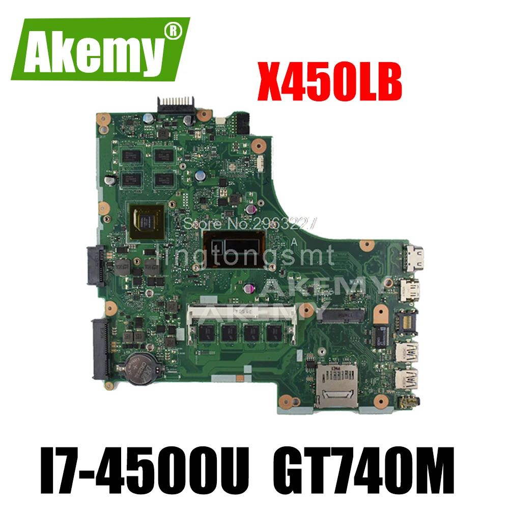 Для Asus X450LB материнская плата X450LC REV2.2 процессор материнской платы GeForce GT 740M 100% протестирована
Для Asus X450LB материнская плата X450LC REV2.2 процессор материнской платы GeForce GT 740M 100% протестирована