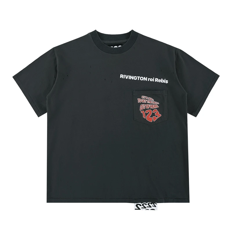 Ретро футболка RRR123 большого размера с промытыми отверстиями и карманами солнечного света, повседневная мужская и женская футболка с коротк...
Ретро футболка RRR123 большого размера с промытыми отверстиями и карманами солнечного света, повседневная мужская и женская футболка с коротк...