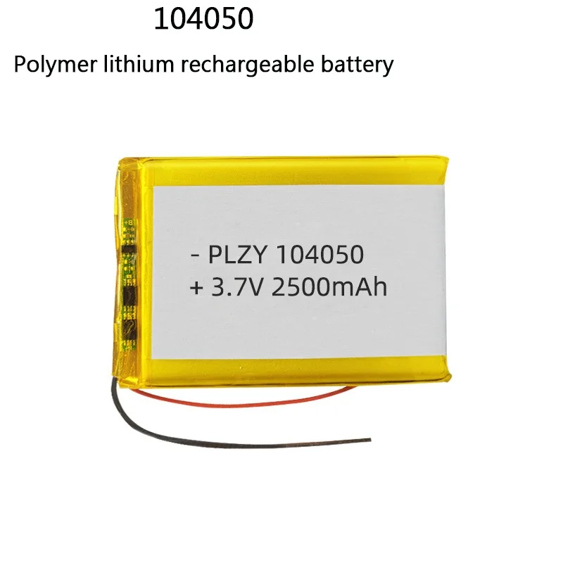104050 3.7V 2500mAh Polymer Lithium Rechargeable Battery for Camera GPS navigator MP5 Bluetooth Headset PS4 game controller
104050 3.7V 2500mAh Polymer Lithium Rechargeable Battery for Camera GPS navigator MP5 Bluetooth Headset PS4 game controller