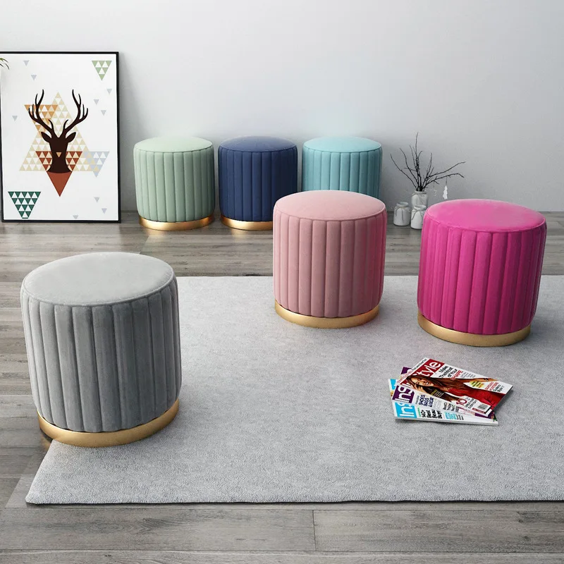 Home Bedroom Dressing Stool Makeup Stool Fashion Shoe Store Leisure Area Shoe Changing Stool Simple Living Room Fabric Stool
Home Bedroom Dressing Stool Makeup Stool Fashion Shoe Store Leisure Area Shoe Changing Stool Simple Living Room Fabric Stool