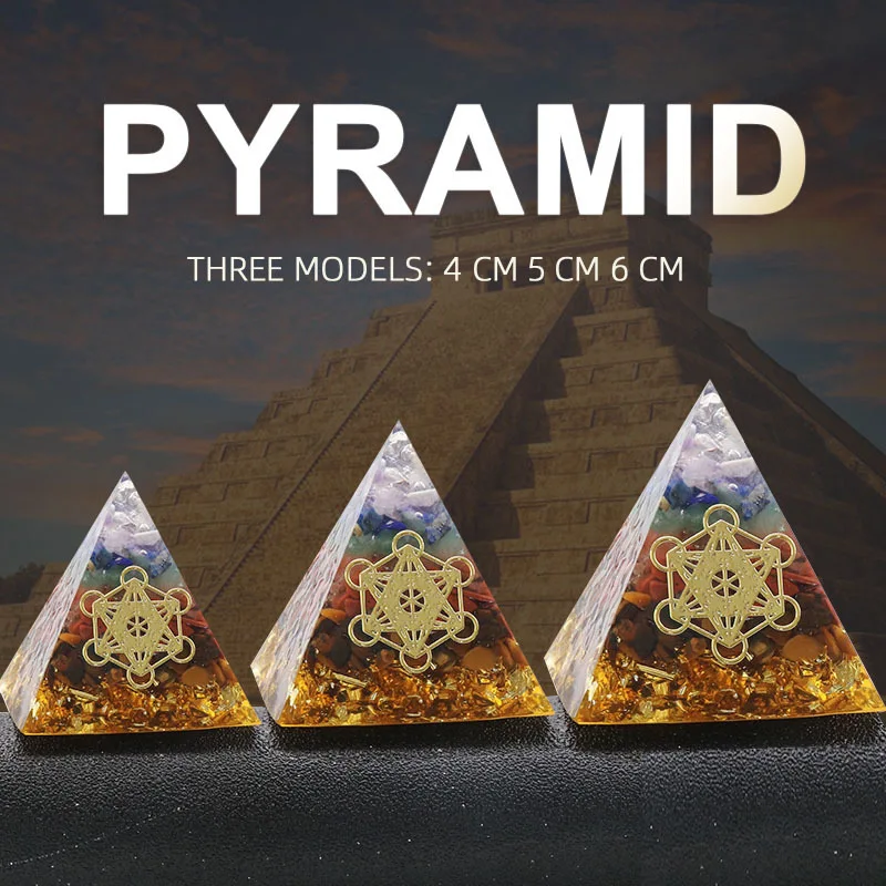 Orgone Pyramid Energy Generator Crystal Chakra Stone Natural Amethyst Meditation Stone Attract Wealth Lucky Yoga Decoration
Orgone Pyramid Energy Generator Crystal Chakra Stone Natural Amethyst Meditation Stone Attract Wealth Lucky Yoga Decoration
