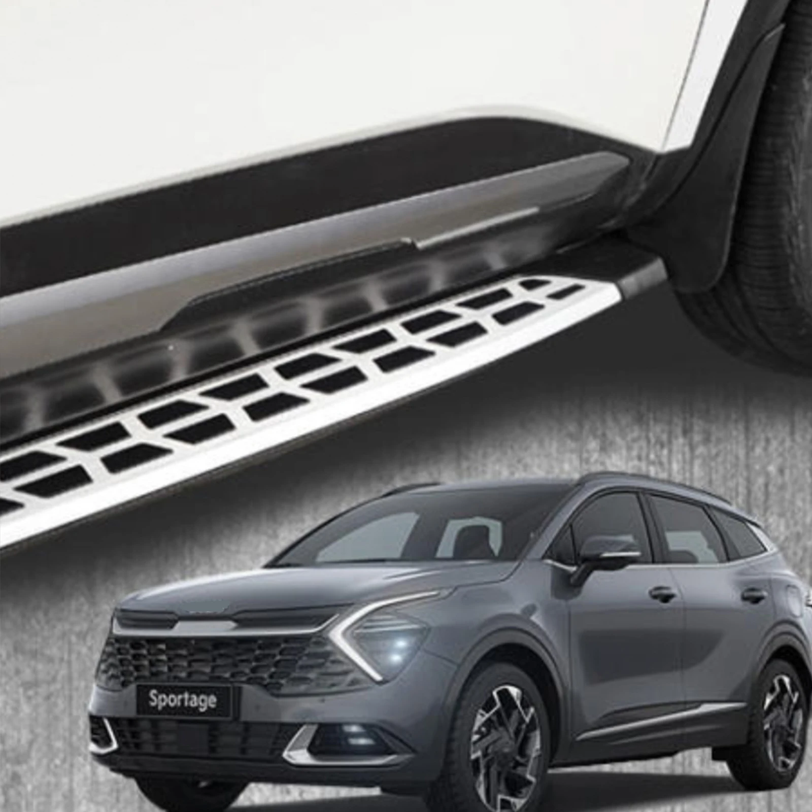 2Pcs Running Boards Side Steps Fits for Kia All New Sportage NQ5 2022 2023 Sliver
2Pcs Running Boards Side Steps Fits for Kia All New Sportage NQ5 2022 2023 Sliver