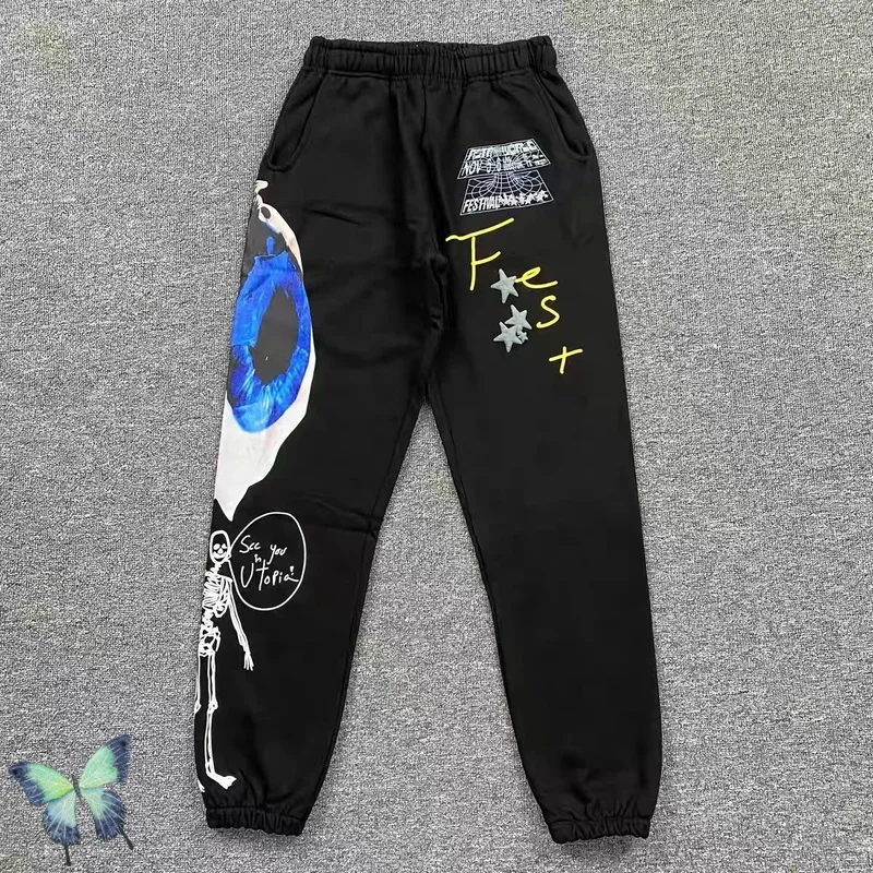 Travis Scott Terry Track Sweatpants Foam Star Print Cactus Jack Jogging Pants
Travis Scott Terry Track Sweatpants Foam Star Print Cactus Jack Jogging Pants