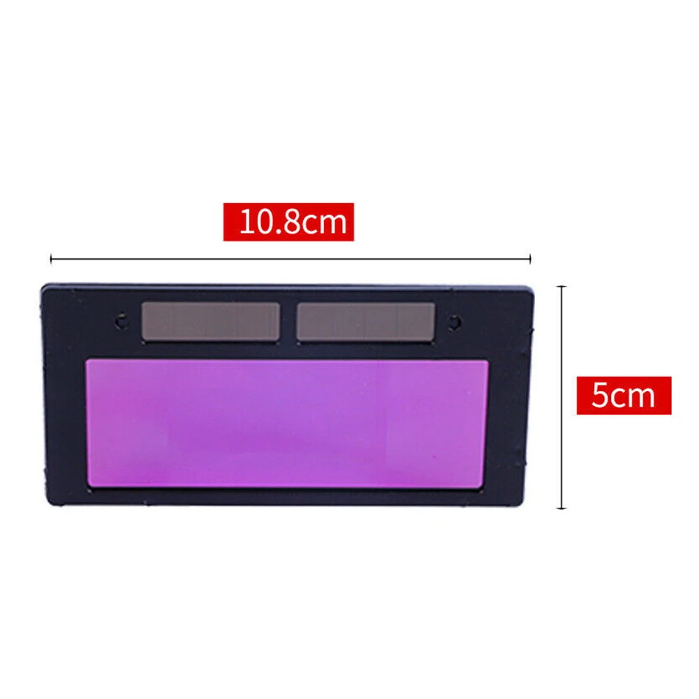 Welding Helmet Lens Fully Automatic Dimming Welding Helmet Mask 108*50MM Filter Solar Powered Darkening Welding Equipment
Welding Helmet Lens Fully Automatic Dimming Welding Helmet Mask 108*50MM Filter Solar Powered Darkening Welding Equipment