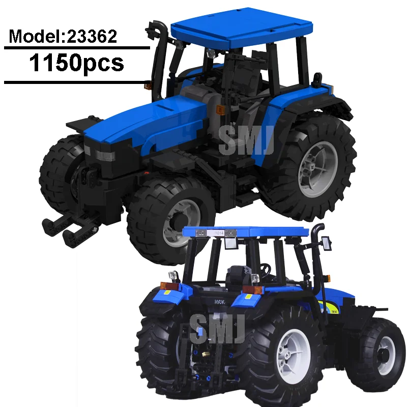 MOC 23362 Engineering New Holland Tractor Building Block Brick Farm Truck Boy Children Kid Toy Assembly Birthday Christmas Gift
MOC 23362 Engineering New Holland Tractor Building Block Brick Farm Truck Boy Children Kid Toy Assembly Birthday Christmas Gift