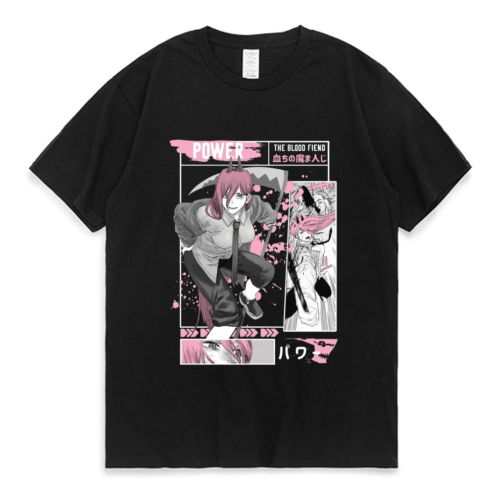 Power Chainsaw Man Anime T-Shirt Short Sleeve Japanese Streetwear Oversized T Shirt Comic Pattern Tee Shirt Casual Clothing Tops
Power Chainsaw Man Anime T-Shirt Short Sleeve Japanese Streetwear Oversized T Shirt Comic Pattern Tee Shirt Casual Clothing Tops