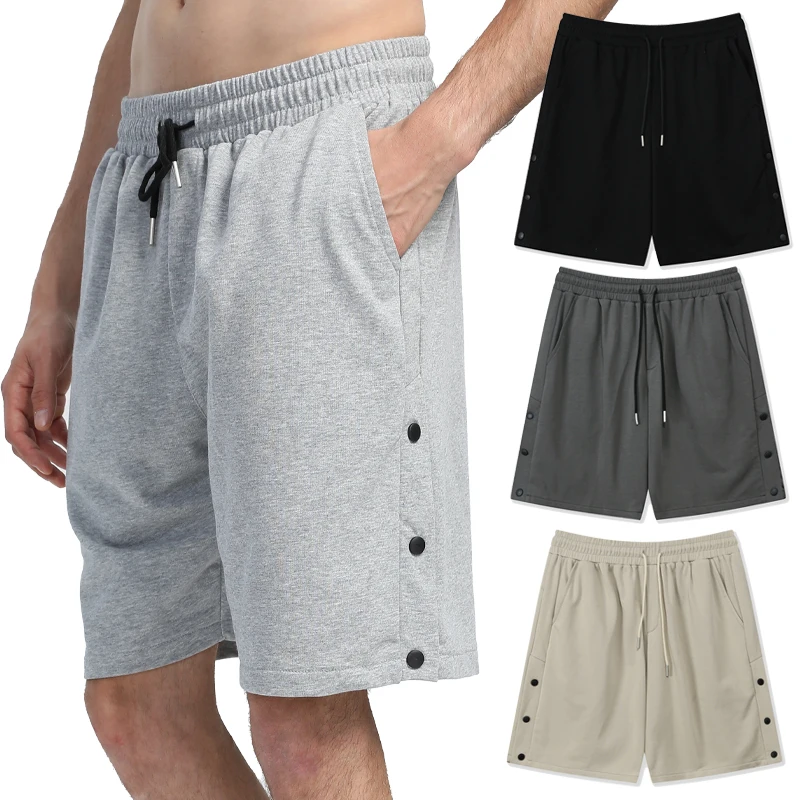 Men Casual Side Button Shorts Solid Color Sport Running Cotton Polyester Streetwear Shorts Male Workout Shorts
Men Casual Side Button Shorts Solid Color Sport Running Cotton Polyester Streetwear Shorts Male Workout Shorts