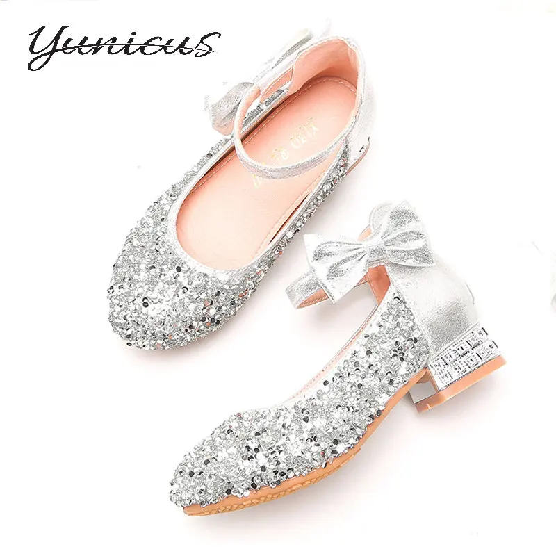 YUNICUS Girls Party Dance Shoe Princess Butterfly Leather Shoes Kids Diamond Bowknot High Heel Children Girl Dance Glitter Shoes
YUNICUS Girls Party Dance Shoe Princess Butterfly Leather Shoes Kids Diamond Bowknot High Heel Children Girl Dance Glitter Shoes