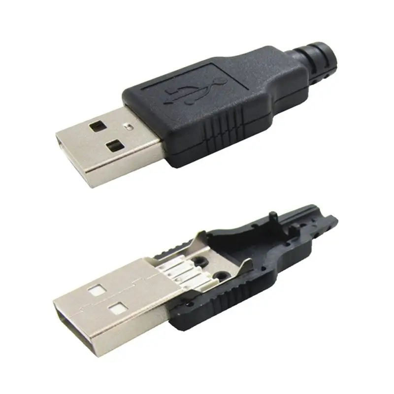 2pcs USB Male Plug Socket Connector Adapter & Plastic Cover for DIY USB Plug Adapter USB Connector USB Socket Black HY201
2pcs USB Male Plug Socket Connector Adapter & Plastic Cover for DIY USB Plug Adapter USB Connector USB Socket Black HY201