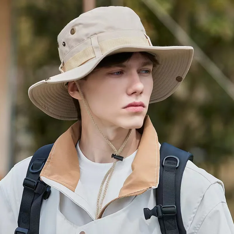 Men Fishing Visor Hat UV Protection Face Neck Outdoor Hiking Cover Wide Brim Sunscreen Cap
Men Fishing Visor Hat UV Protection Face Neck Outdoor Hiking Cover Wide Brim Sunscreen Cap