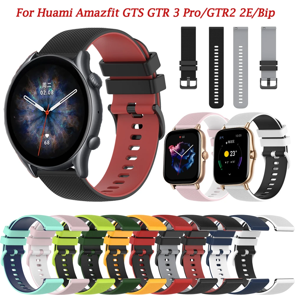 20 22mm Smart Watch Bands Strap For Xiaomi Amazfit GTS 2/2e Mini/GTR 3 Pro 42/47mm/GTR2/Stratos 2/3 Silicone Sport Bracelet Belt
20 22mm Smart Watch Bands Strap For Xiaomi Amazfit GTS 2/2e Mini/GTR 3 Pro 42/47mm/GTR2/Stratos 2/3 Silicone Sport Bracelet Belt