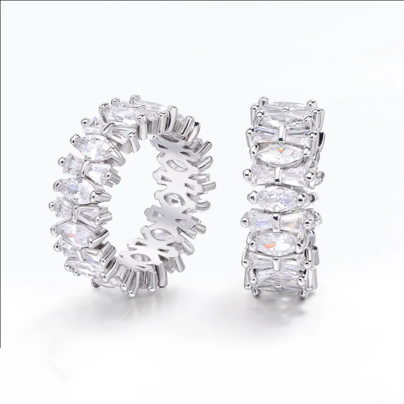 New Exquisite Bowknot Zircon Rings for Women Men Fashion Wedding Party Jewelry Simple Personality Eternity Ring Couples Gifts
New Exquisite Bowknot Zircon Rings for Women Men Fashion Wedding Party Jewelry Simple Personality Eternity Ring Couples Gifts