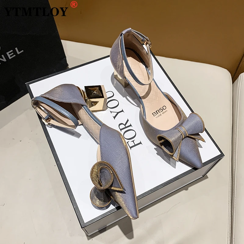 Women Sandals Summer Shoes Woman Ankle Strap Pumps Bowtie Pointed Toe Dress Shoes Gold Med Heels Office Lady Shoe 3
Women Sandals Summer Shoes Woman Ankle Strap Pumps Bowtie Pointed Toe Dress Shoes Gold Med Heels Office Lady Shoe 3