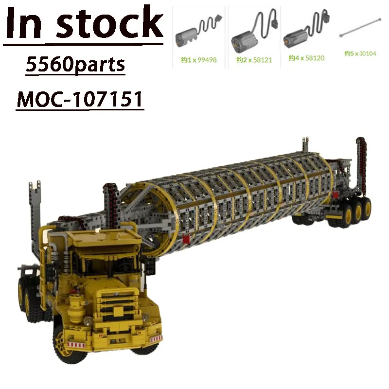 MOC-107151 City Long Distance High CapacityTransportation Machine AssemblyBuildingBlockModel5560Parts Children'sbirthday Toygift
MOC-107151 City Long Distance High CapacityTransportation Machine AssemblyBuildingBlockModel5560Parts Children'sbirthday Toygift
