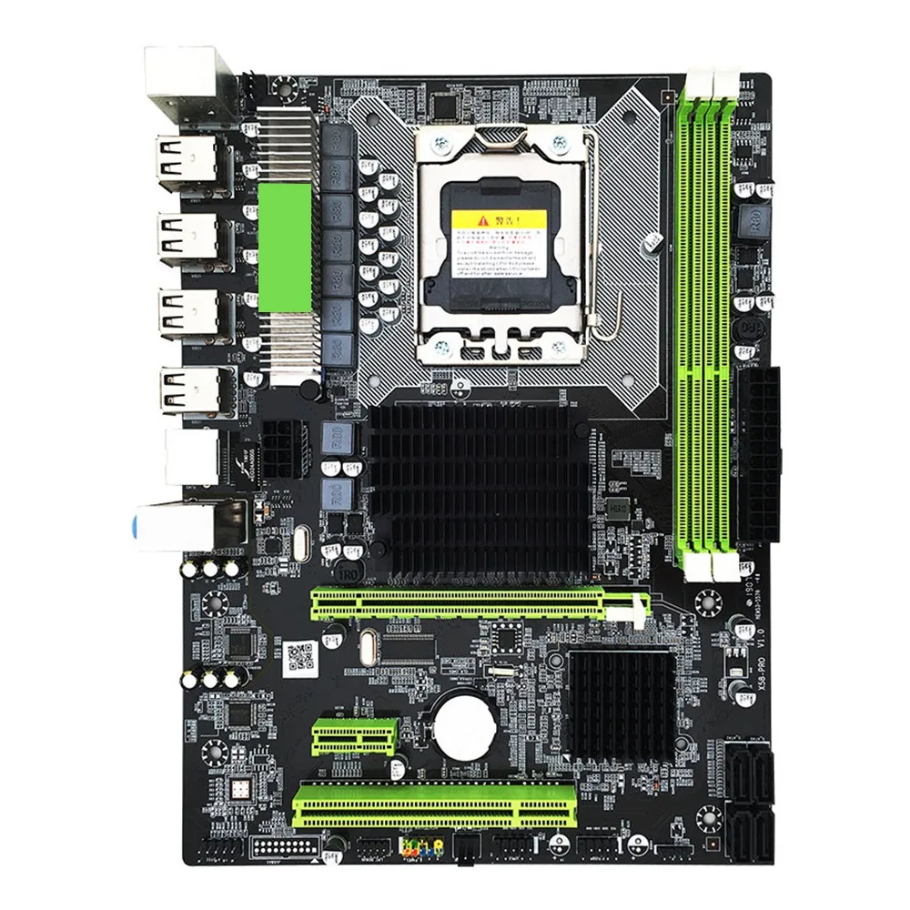 Материнская плата X58 PRO LGA 1366 DDR3 DIMM PCIE X16 8, материнская плата с USB интерфейсом поддерживает RECC RAM и Процессор серии Xeon I7
Материнская плата X58 PRO LGA 1366 DDR3 DIMM PCIE X16 8, материнская плата с USB интерфейсом поддерживает RECC RAM и Процессор серии Xeon I7