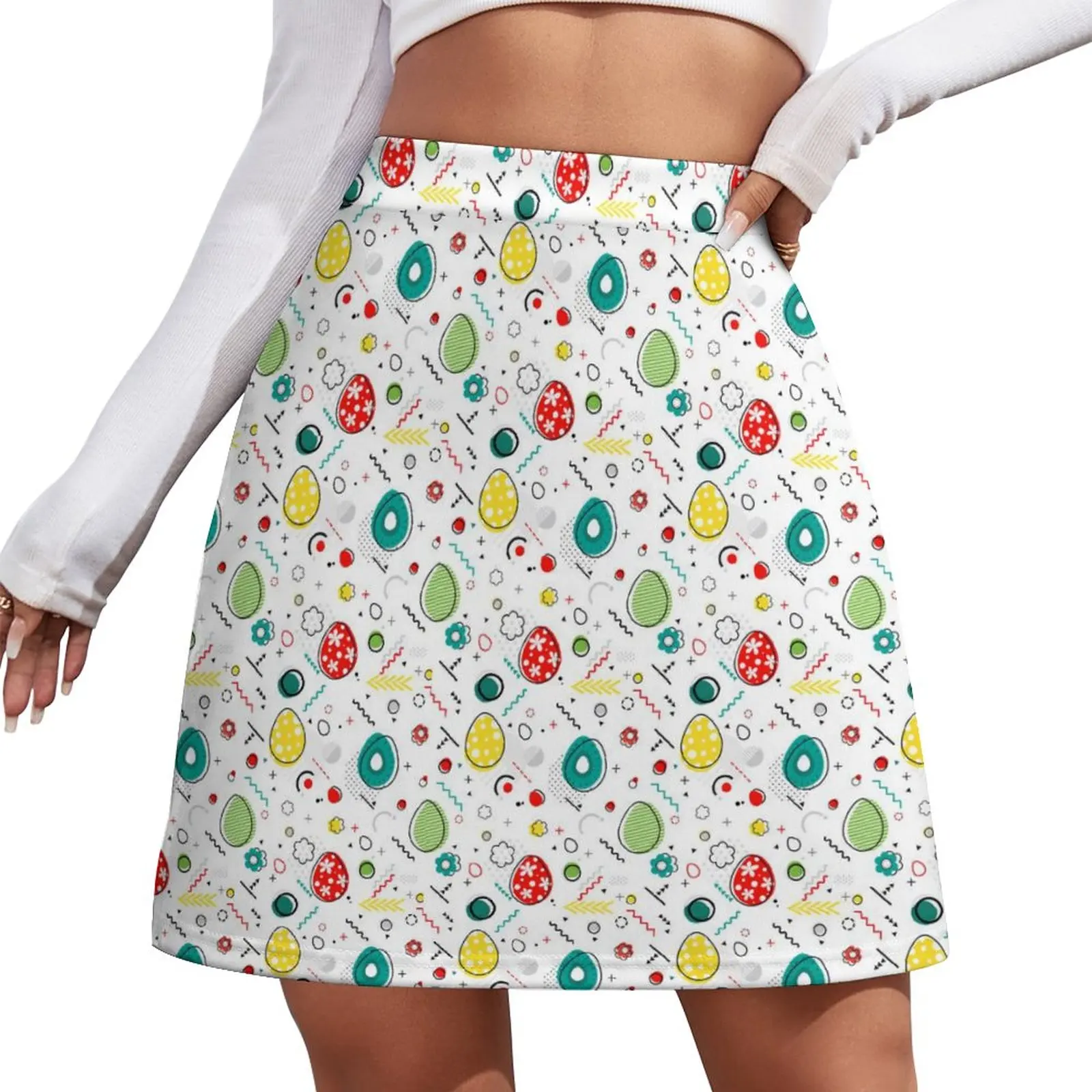Easter Day Print Skirt Colorful Eggs Trendy Mini Skirts Summer Street Fashion High Waist Design Oversize Casual A-line Skirt
Easter Day Print Skirt Colorful Eggs Trendy Mini Skirts Summer Street Fashion High Waist Design Oversize Casual A-line Skirt