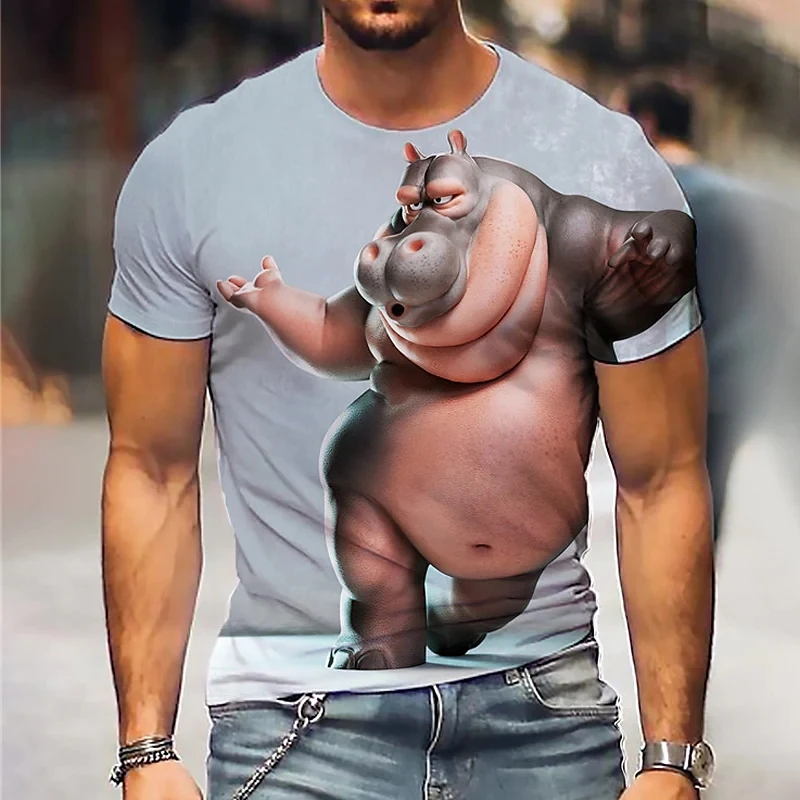 Retro Men's Short Sleeved T-shirt, Fun Casual Shirt, Hippo Print, Round Neck, Large, Summer,men Clothinggallery Deptt-shirts
Retro Men's Short Sleeved T-shirt, Fun Casual Shirt, Hippo Print, Round Neck, Large, Summer,men Clothinggallery Deptt-shirts