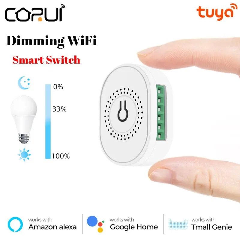 Tuya Wifi Mini Smart Switch Dimming DIY Switches Module Support Smart Life/Tuya APP Remote Control Works With Alexa Google Home
Tuya Wifi Mini Smart Switch Dimming DIY Switches Module Support Smart Life/Tuya APP Remote Control Works With Alexa Google Home