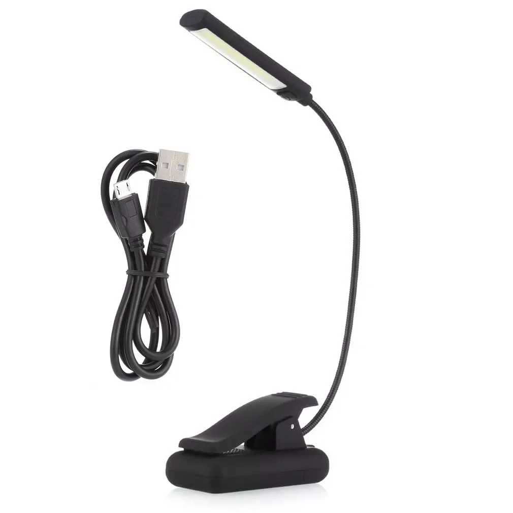 USB Battery Clip on Book Reading LED Light 6W COB Flexible Arm Stand Lamp for Laptop Notebook Working Portable Night Light LESHP
USB Battery Clip on Book Reading LED Light 6W COB Flexible Arm Stand Lamp for Laptop Notebook Working Portable Night Light LESHP