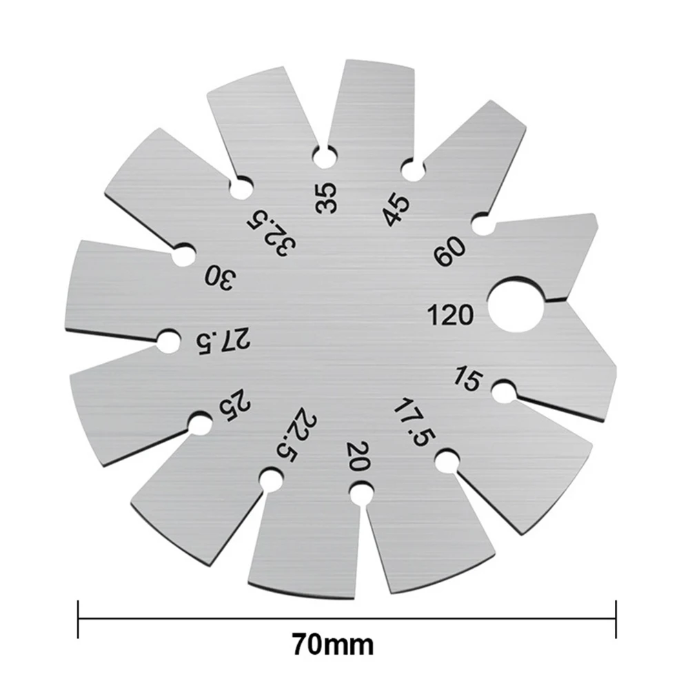 1 Pc Bevel Gauge Stainless Steel 70mm Angle Protractor Range 15C-120C Gage Diameter 70mm Woodworking Measuring Hand Manual Tools
1 Pc Bevel Gauge Stainless Steel 70mm Angle Protractor Range 15C-120C Gage Diameter 70mm Woodworking Measuring Hand Manual Tools