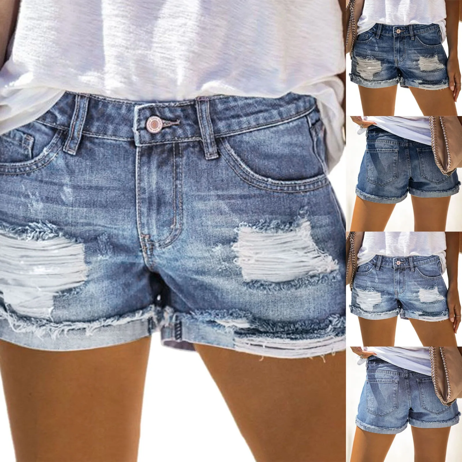 Fashion Womens Pocket Jeans Denim Pants Women Shorts Athletic Long Short Summer Dress for Women Bike Shorts Women with Padding
Fashion Womens Pocket Jeans Denim Pants Women Shorts Athletic Long Short Summer Dress for Women Bike Shorts Women with Padding
