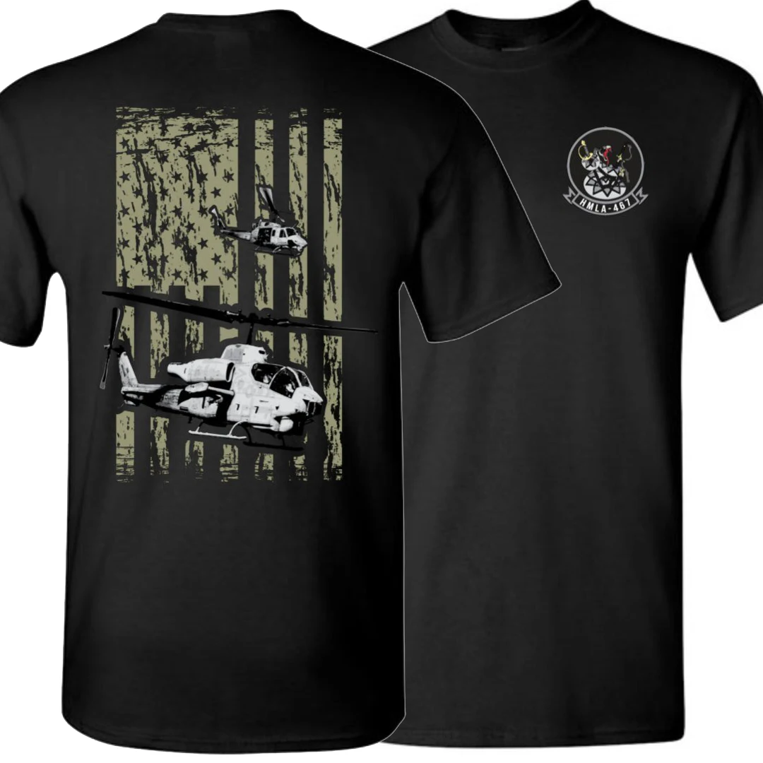 HMLA-467 Sabers Squadron AH-1W Super Cobra Attack Helicopter T Shirt New 100% Cotton Short Sleeve O-Neck T-shirt Casual Mens Top
HMLA-467 Sabers Squadron AH-1W Super Cobra Attack Helicopter T Shirt New 100% Cotton Short Sleeve O-Neck T-shirt Casual Mens Top