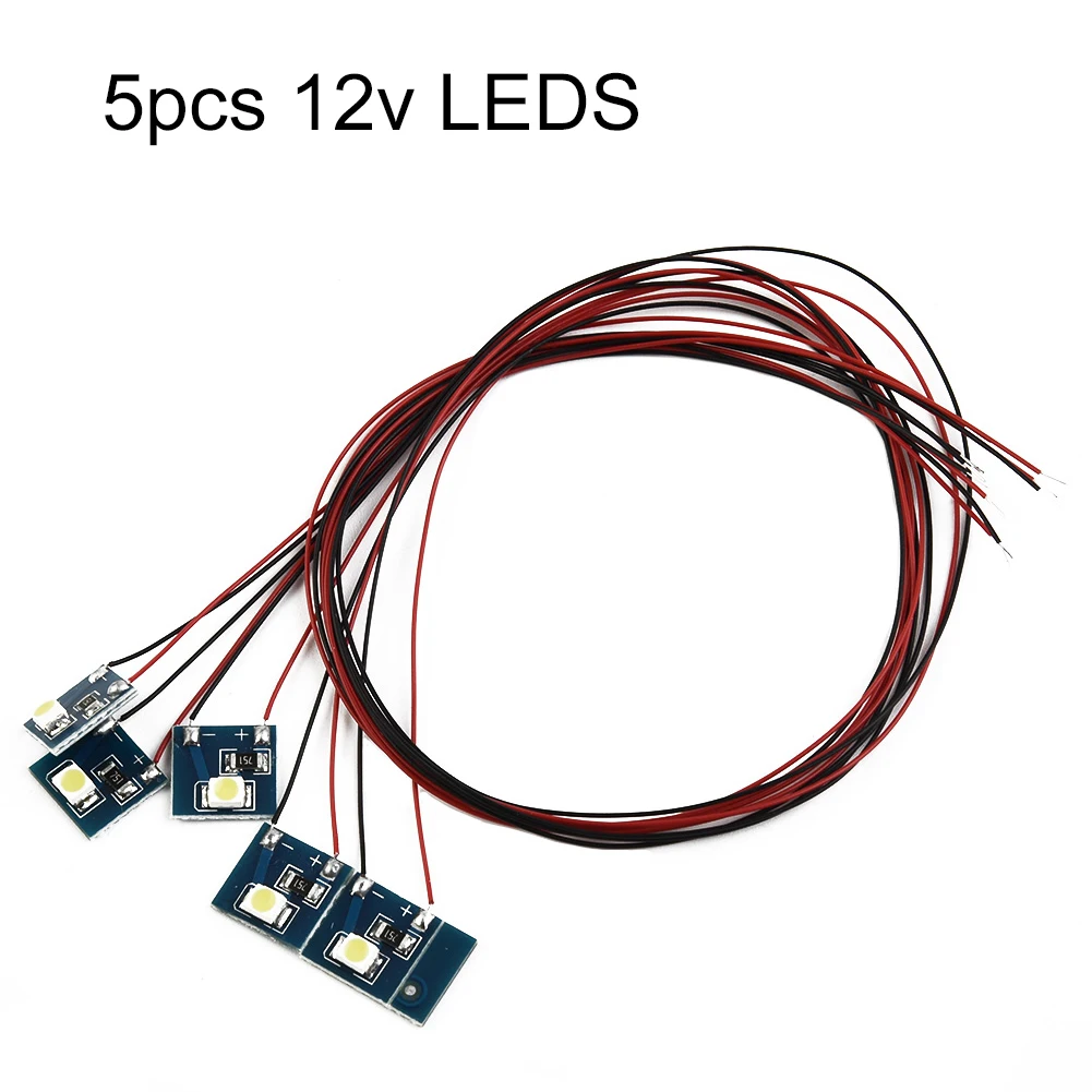 5pcs Model Train Pre-soldered Micro Litz Wired 12v LEDs For Model Railway Building Interior Lighting For Hornby OO HO
5pcs Model Train Pre-soldered Micro Litz Wired 12v LEDs For Model Railway Building Interior Lighting For Hornby OO HO