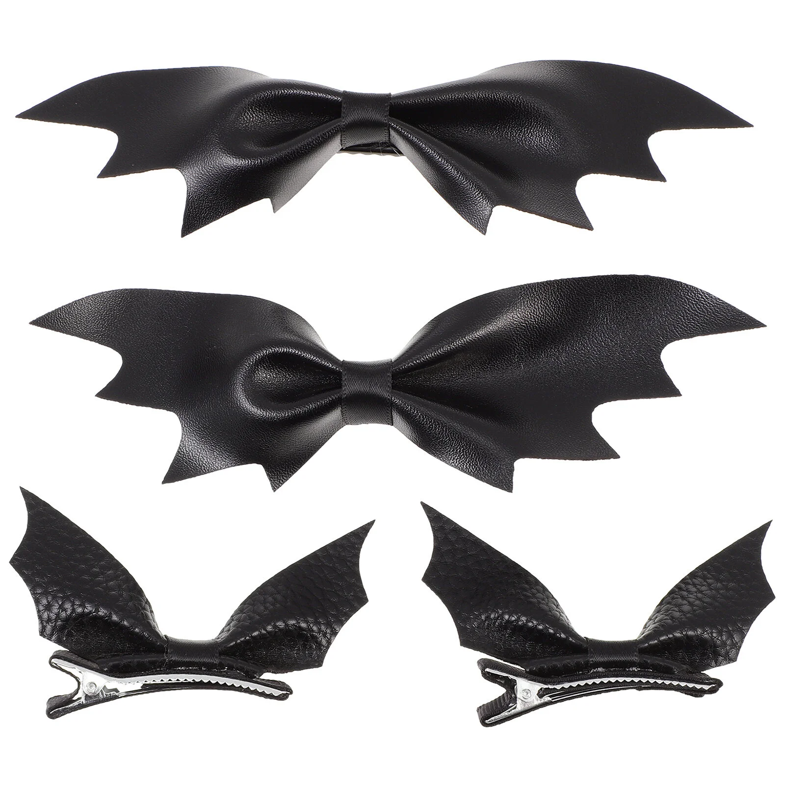 Bat Hair Wing Hair Clips Bow Clips 4Pcs Bat Hair Clips Black Goth Hair Accessories for Party Costume Use
Bat Hair Wing Hair Clips Bow Clips 4Pcs Bat Hair Clips Black Goth Hair Accessories for Party Costume Use