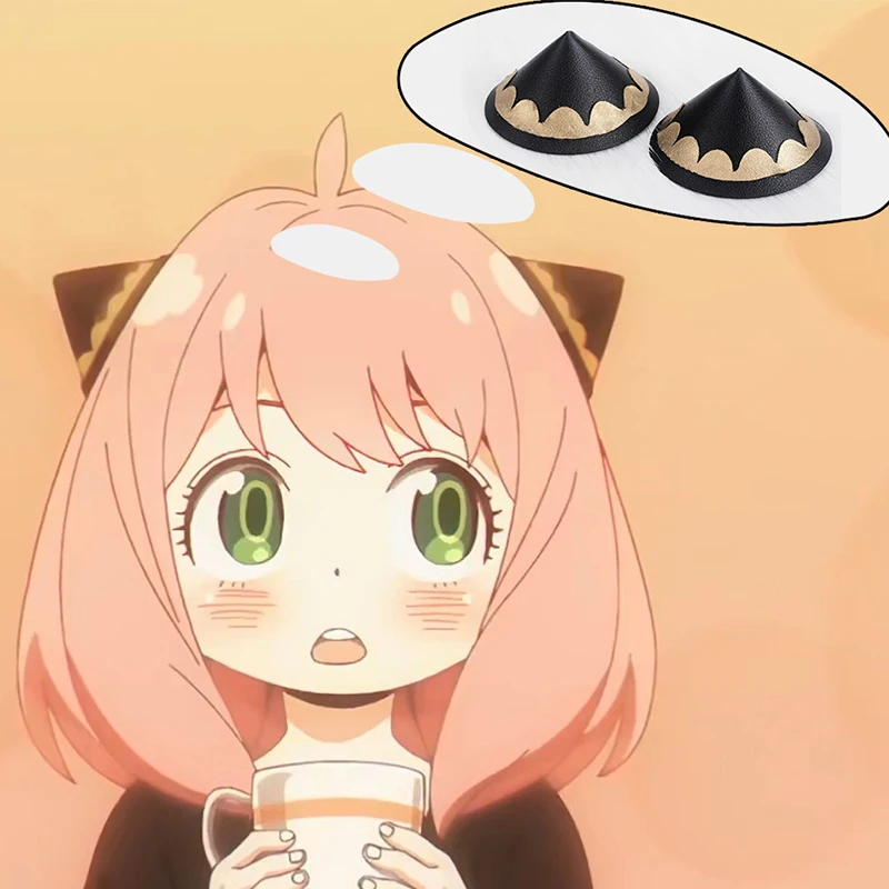 Anya Forger Hairpins Cosplay Anime Spy X Family Headwear Wig Accessories Black Hair Ornaments Conical Accessories Cos Props Girl
Anya Forger Hairpins Cosplay Anime Spy X Family Headwear Wig Accessories Black Hair Ornaments Conical Accessories Cos Props Girl
