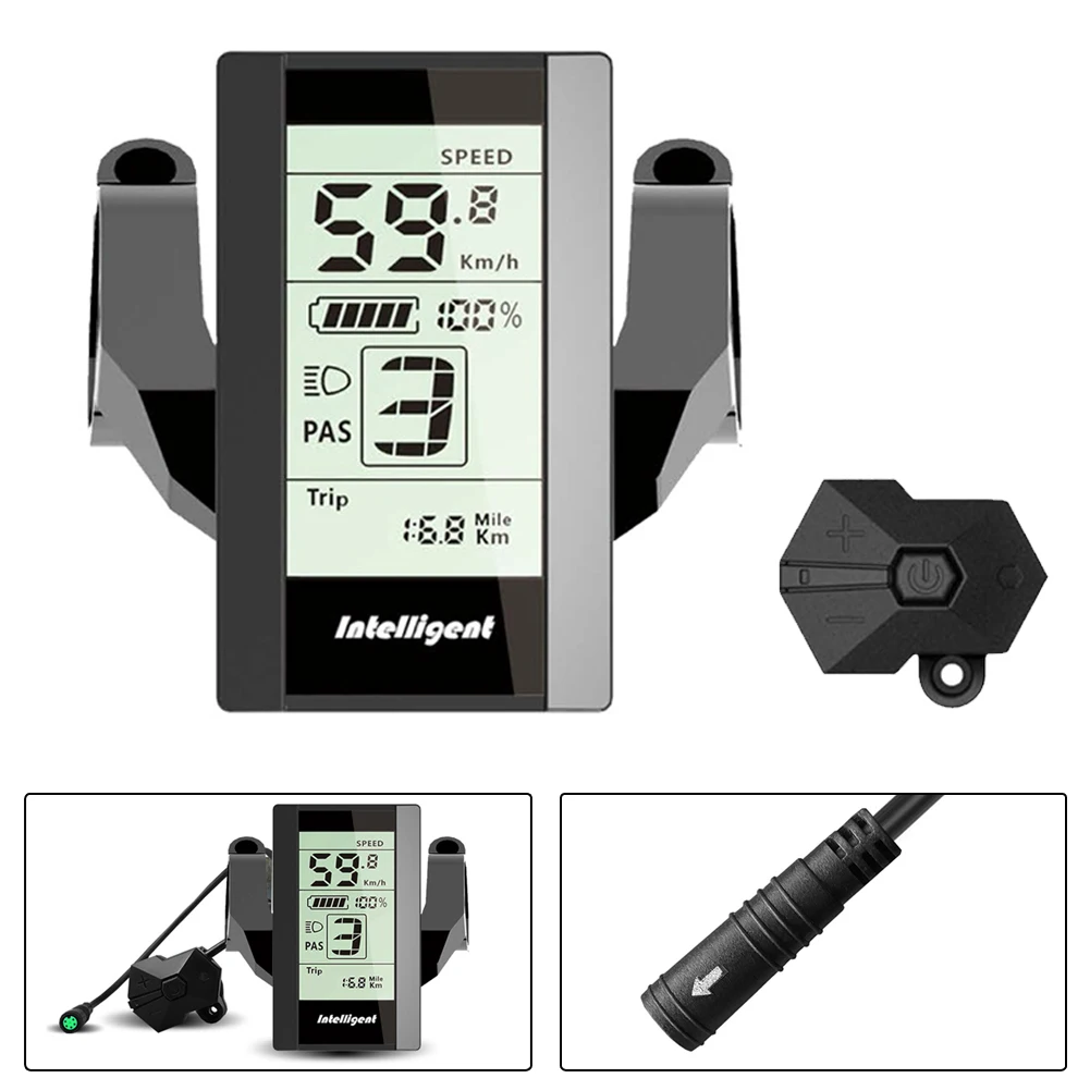LCD 800S EBike 24/36/48V Display 5 Pin Female 800S Display For Bafang 8fun BBS01 BBS02 BBSHD Mid-Motor Electric Bicycle Parts
LCD 800S EBike 24/36/48V Display 5 Pin Female 800S Display For Bafang 8fun BBS01 BBS02 BBSHD Mid-Motor Electric Bicycle Parts