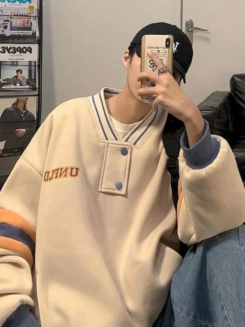 Men Women's College Style Sweatshirt Spring 2022 New Vintage Pullover Sports Hip Hop Top Korean Loose Lovers Streetwear Harajuku
Men Women's College Style Sweatshirt Spring 2022 New Vintage Pullover Sports Hip Hop Top Korean Loose Lovers Streetwear Harajuku