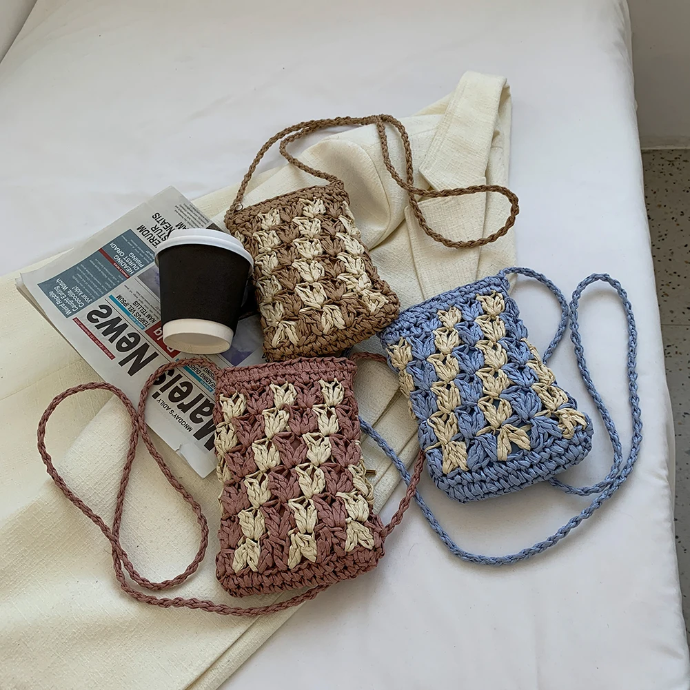 Women Messenger Bags Hollow Out Woven Single Shoulder Crossbody Bag Casual Beach Straw Bag for Women bolsa feminina
Women Messenger Bags Hollow Out Woven Single Shoulder Crossbody Bag Casual Beach Straw Bag for Women bolsa feminina