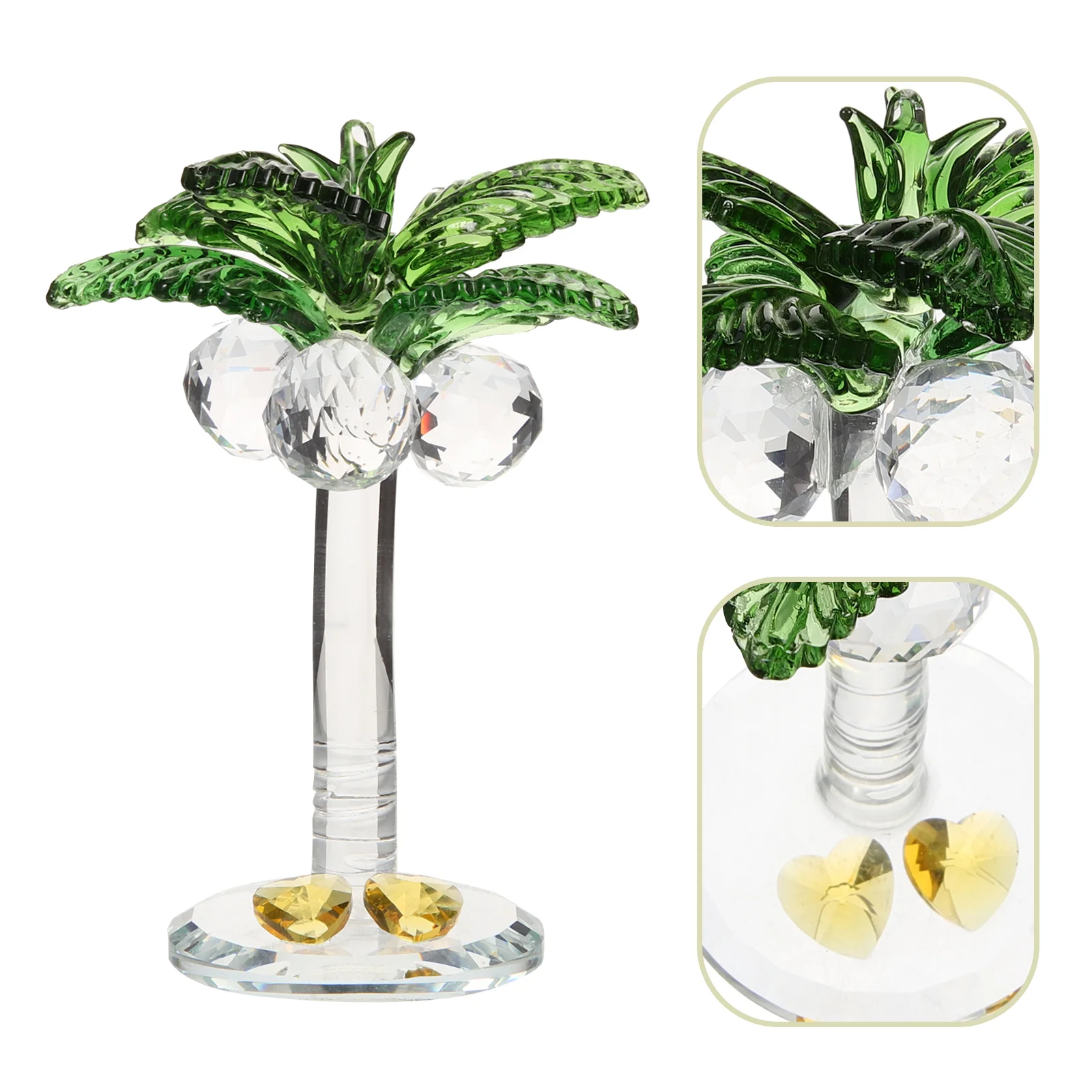 Crystal Coconuts Tree Small Palm Tree Model Christmas Tree Fake Tropical Plant Figurine Artificial Tree Ornament
Crystal Coconuts Tree Small Palm Tree Model Christmas Tree Fake Tropical Plant Figurine Artificial Tree Ornament