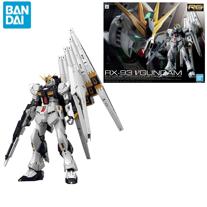 Original Bandai Gundam Anime Figure RG 32 1/144 RX-93 V Gundam Amro Special Model of Mobile Soldier Anime Action Figures Toys
Original Bandai Gundam Anime Figure RG 32 1/144 RX-93 V Gundam Amro Special Model of Mobile Soldier Anime Action Figures Toys